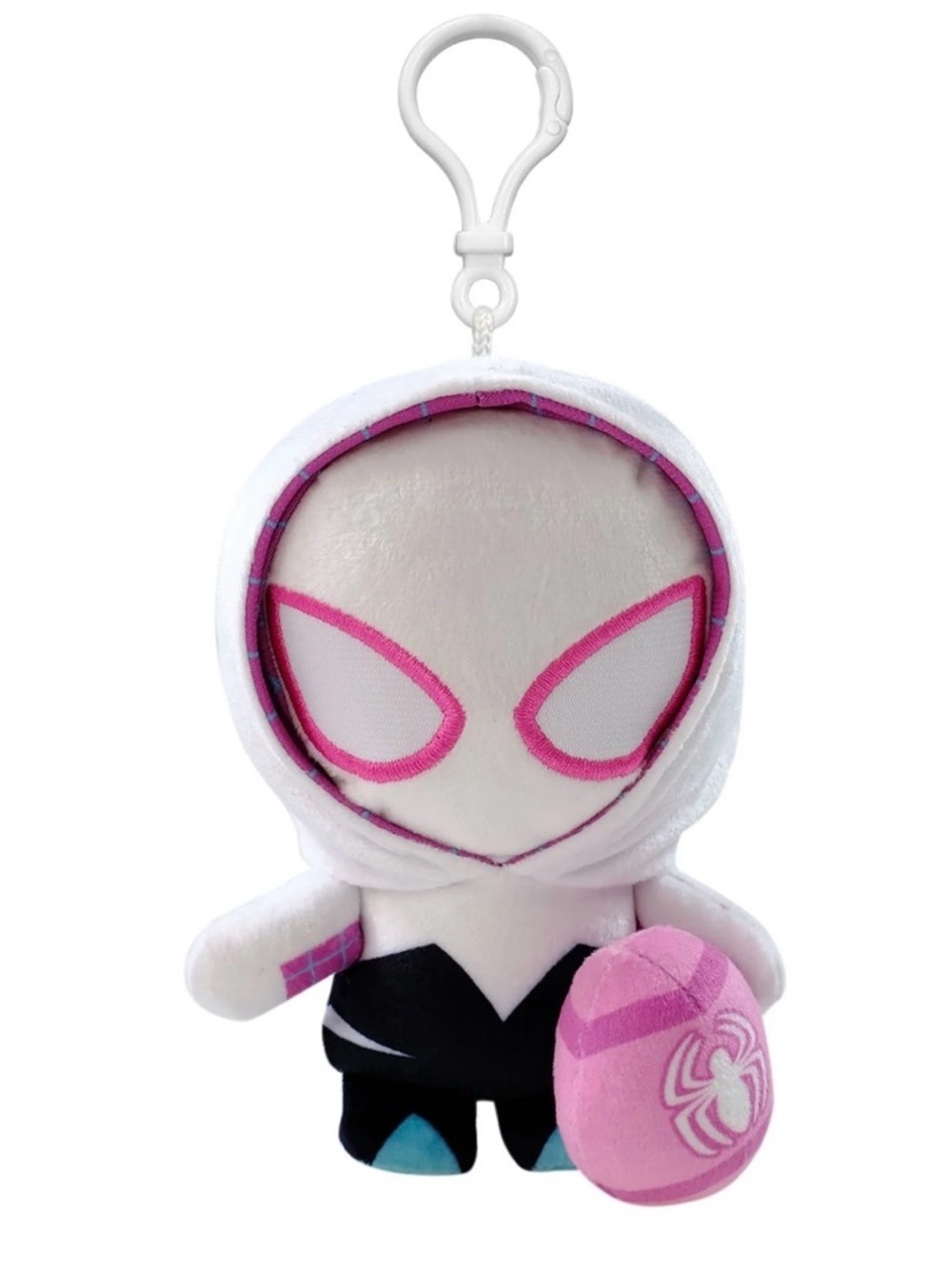 Spiderman Ghost 6 Inch Plush Clip, by Ruz